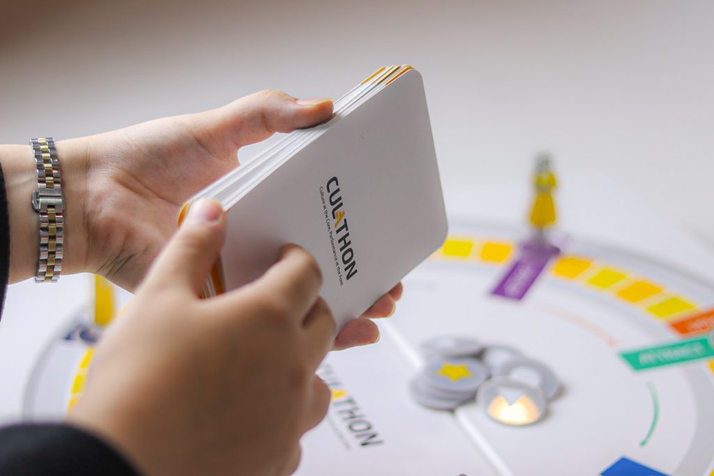 CULATHON is an organizational culture game that helps teams experience, discuss, and put company values into practice; together.